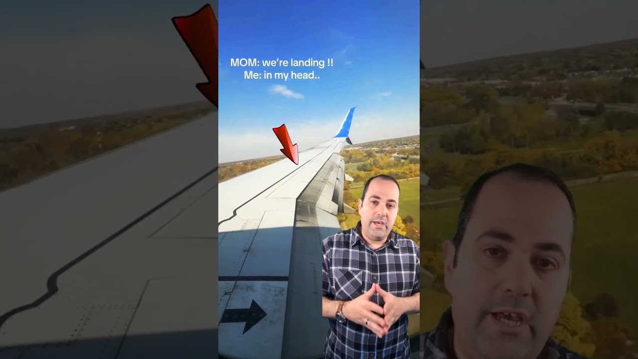 Showcasing Ailerons and other controls used to make airplanes turn #airline #travel #airtravel