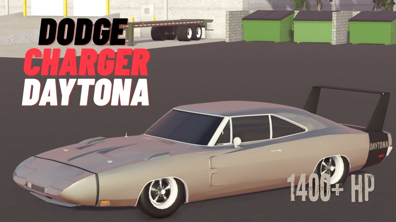 Dodge Charger Daytona 1969 года мощностью более 1400 л.с. — классика маслкара возрождается в Robl...