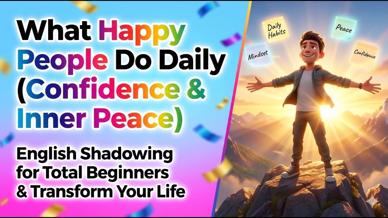 What Happy People Do Daily for Confidence and Inner Peace