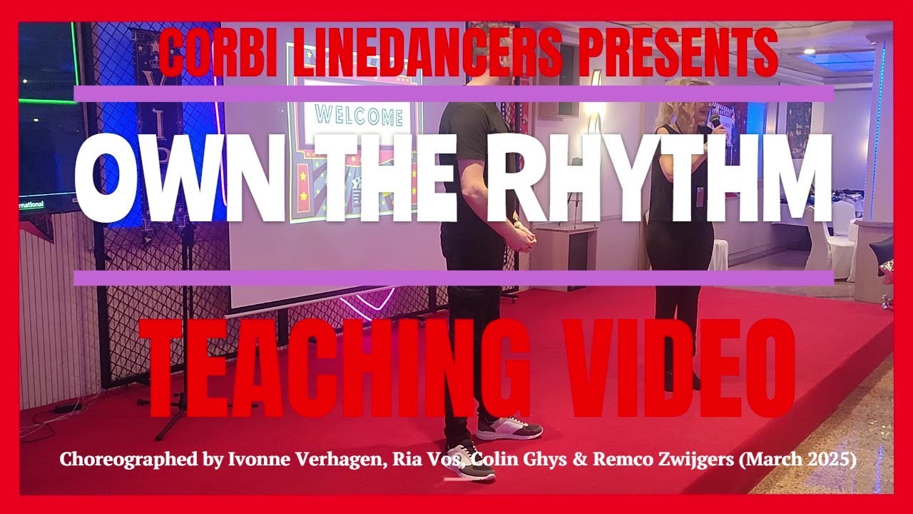 Own The Rhythm LINE DANCE (Teaching Video)