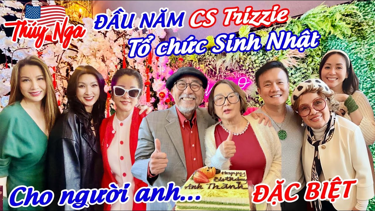 Đầu năm ca sĩ Trizzie tổ chức Sinh nhật cho người anh.. đặc biệt..