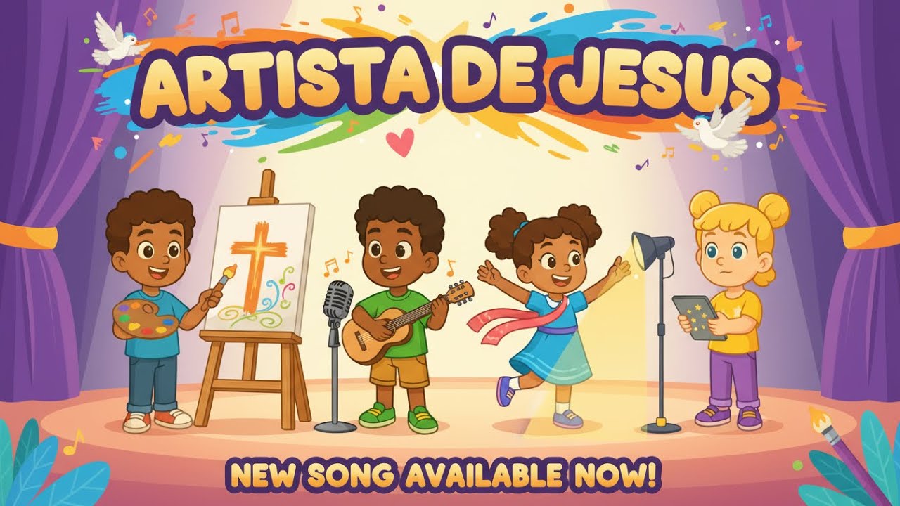 EU SOU ARTISTA DE JESUS I Encontradamente Kids, Job Zezz I Video Oficial