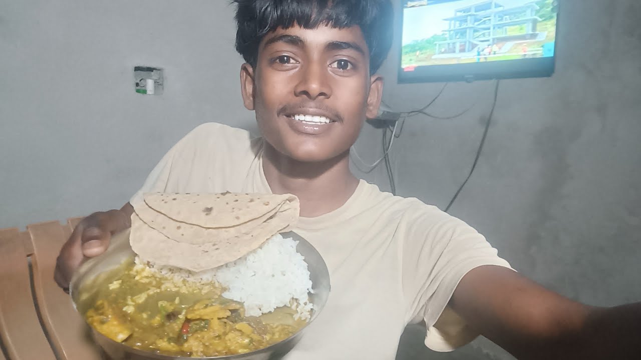 Sham ke samay besan ka sabji banaa 🍱
