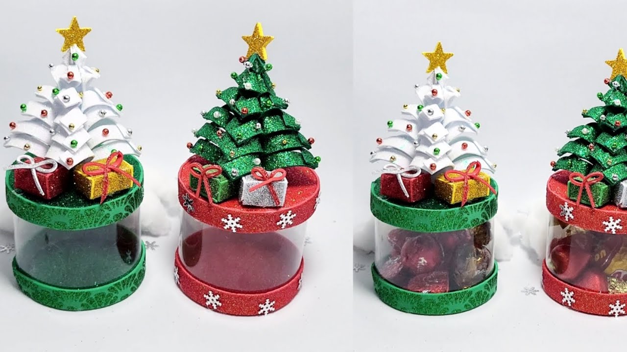 🎄☃️🎄lindos dulceritos realizados con materiales reciclados 🎄❤️🎄