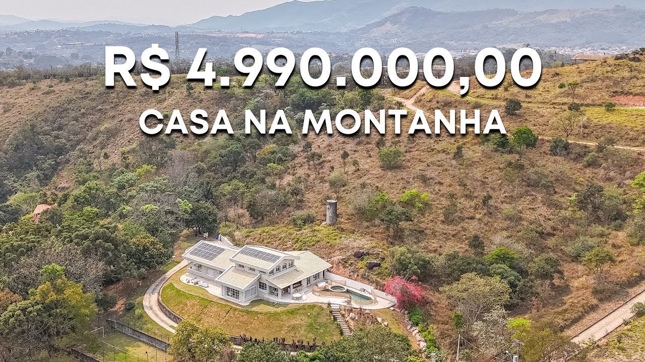 CASA DE LUXO NAS MONTANHAS DA CIDADE DE ATIBAIA, EM CONDOMÍNIO FECHADO