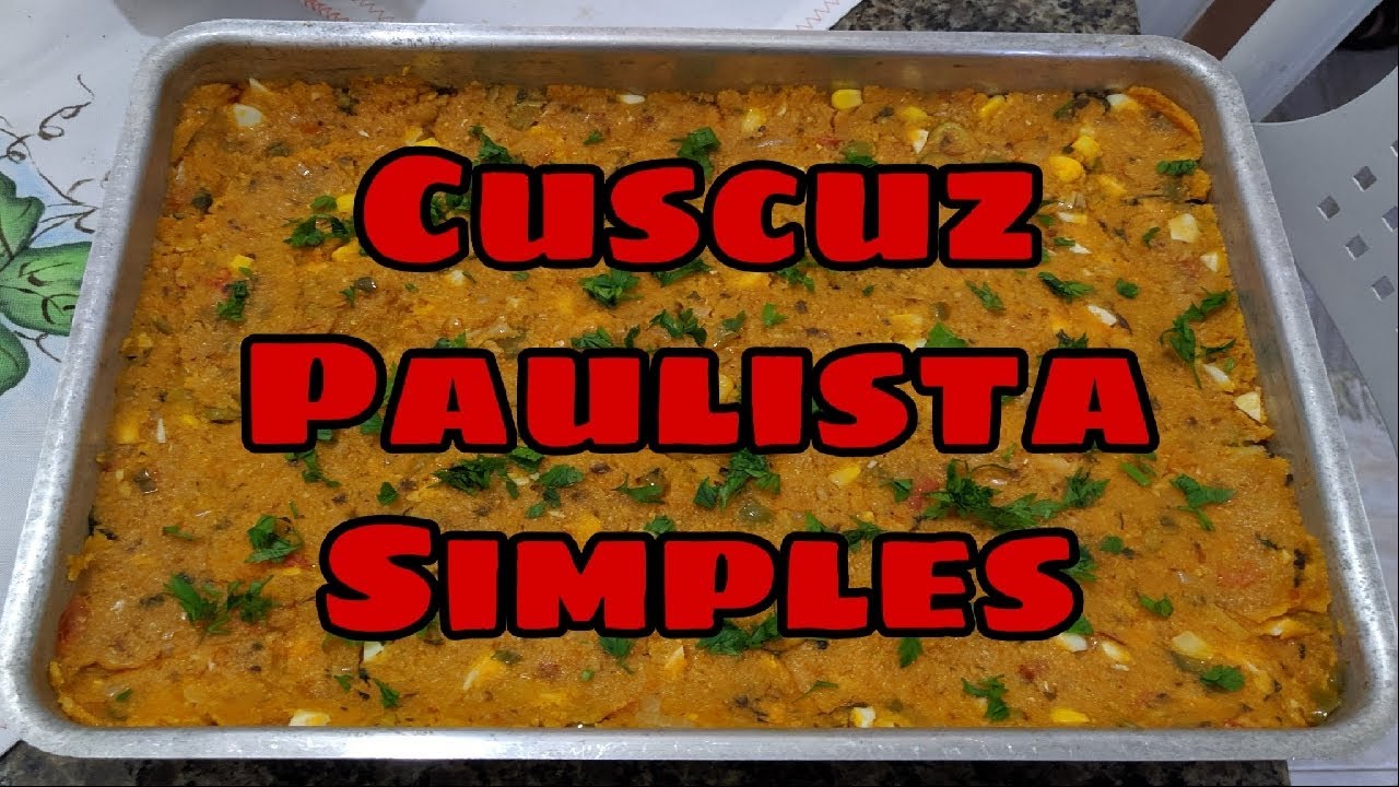 Receita de Cuscuz Paulista Simples