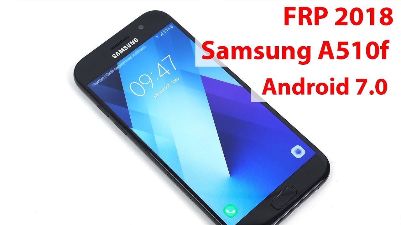 Как Разблокировать Google account на Samsung A5 510f android 7, 6 2018 (FRP)