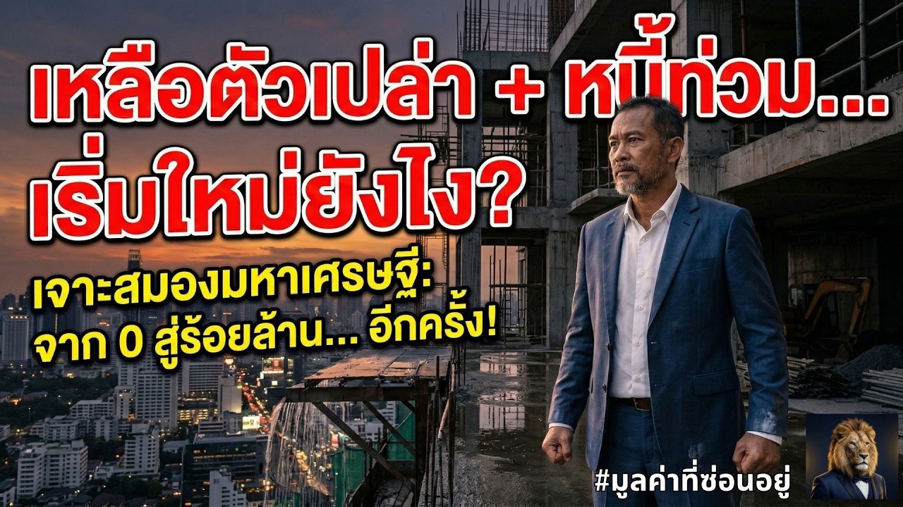 เหลือตัวเปล่า + หนี้ท่วม... เริ่มใหม่ยังไง? | Rich Mindset Lab: ถอดรหัสใจมหาเศรษฐี   #RichMindset