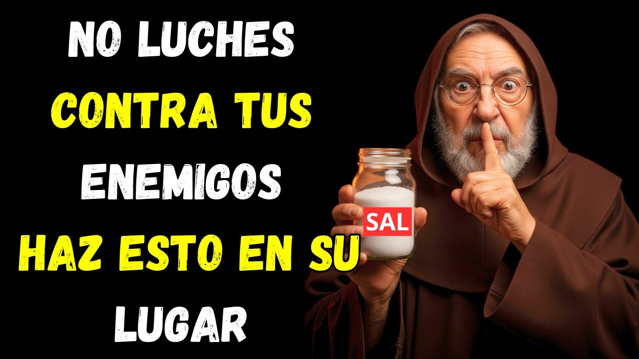 Cómo DESTRUIR a tus ENEMIGOS sin enfrentarlos y devolverles TODO su MAL | PADRE PIO