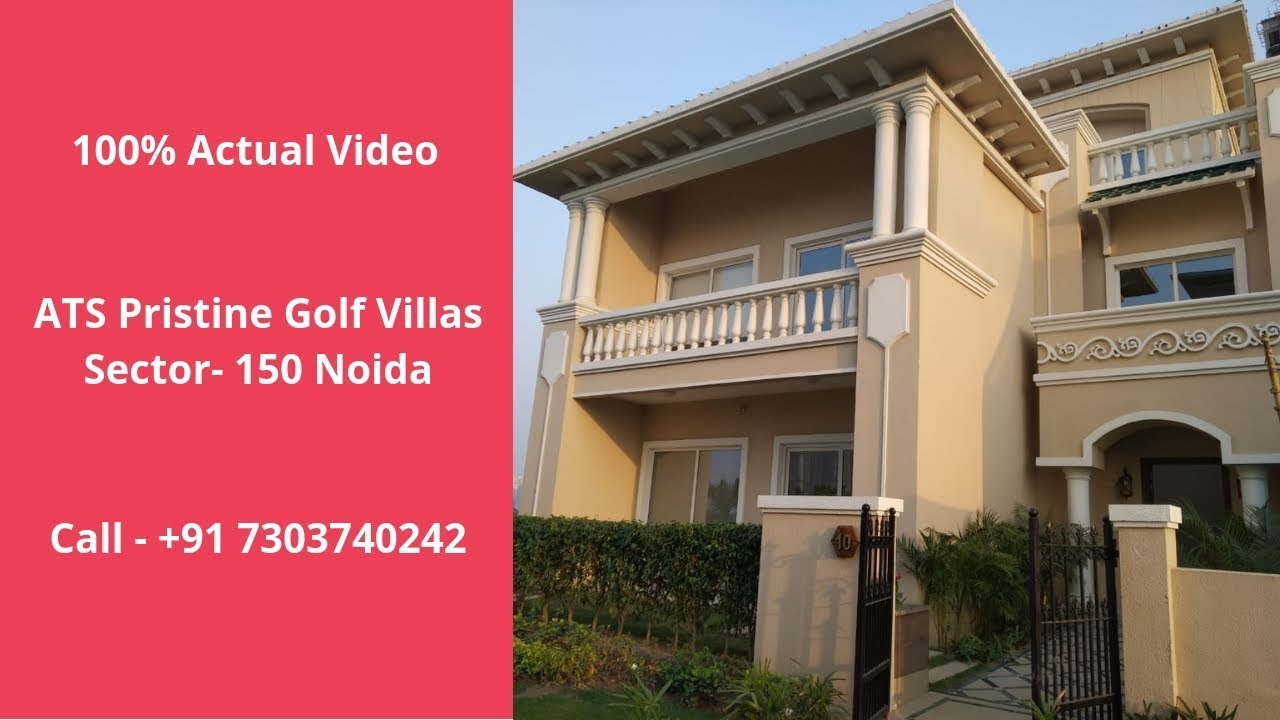 ATS Pristine Golf villas | Sector 150 Noida |  Villas For Sale | Sales- 7669903773 | Actual Video
