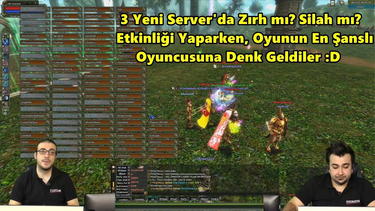 Gm'ler 3 Yeni Server'da Etkinlik Yaparken, Oyunun En Şanslı Adamına Denk Geldiler! | Knight Online