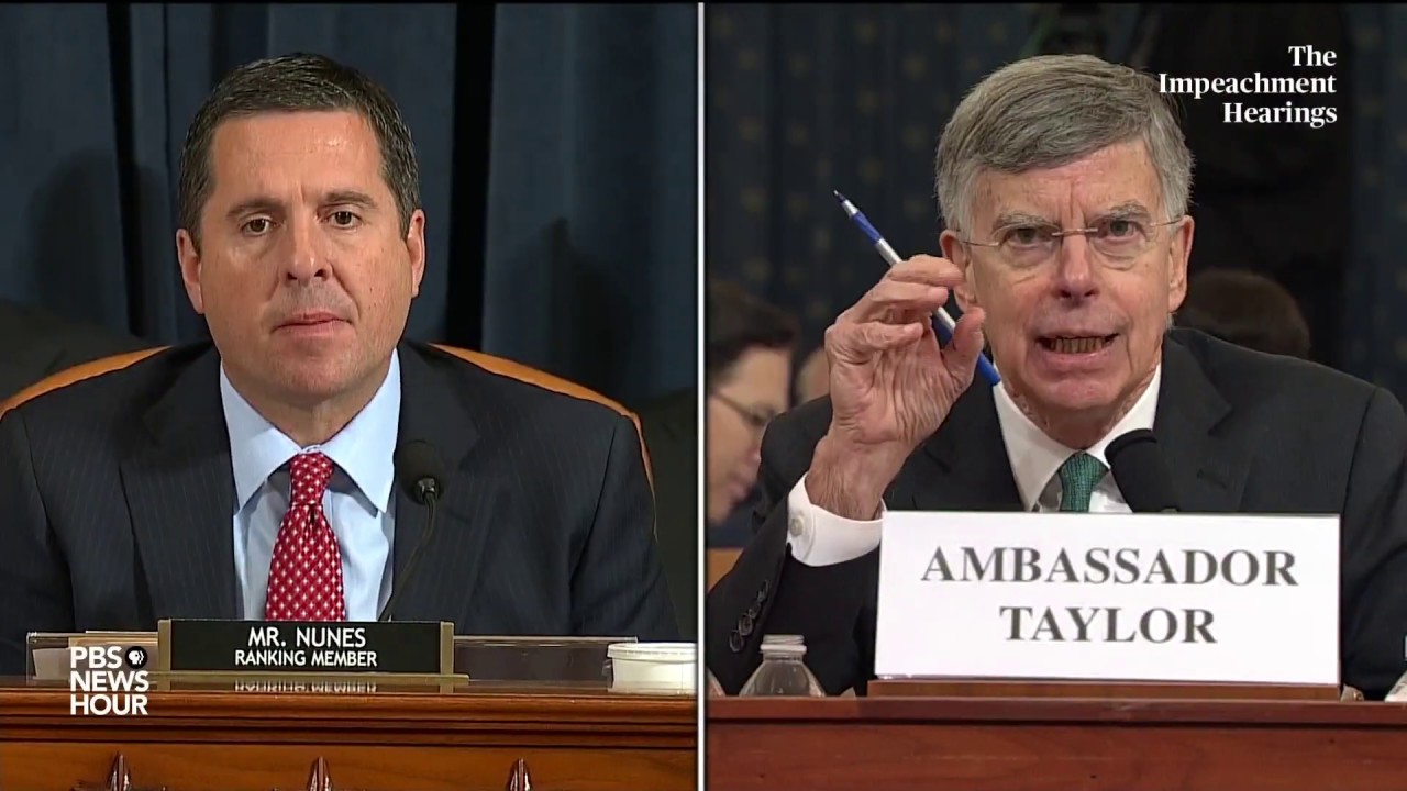 WATCH: Rep. Devin Nunes’ full questioning of George Kent and Bill Taylor | First impeachment