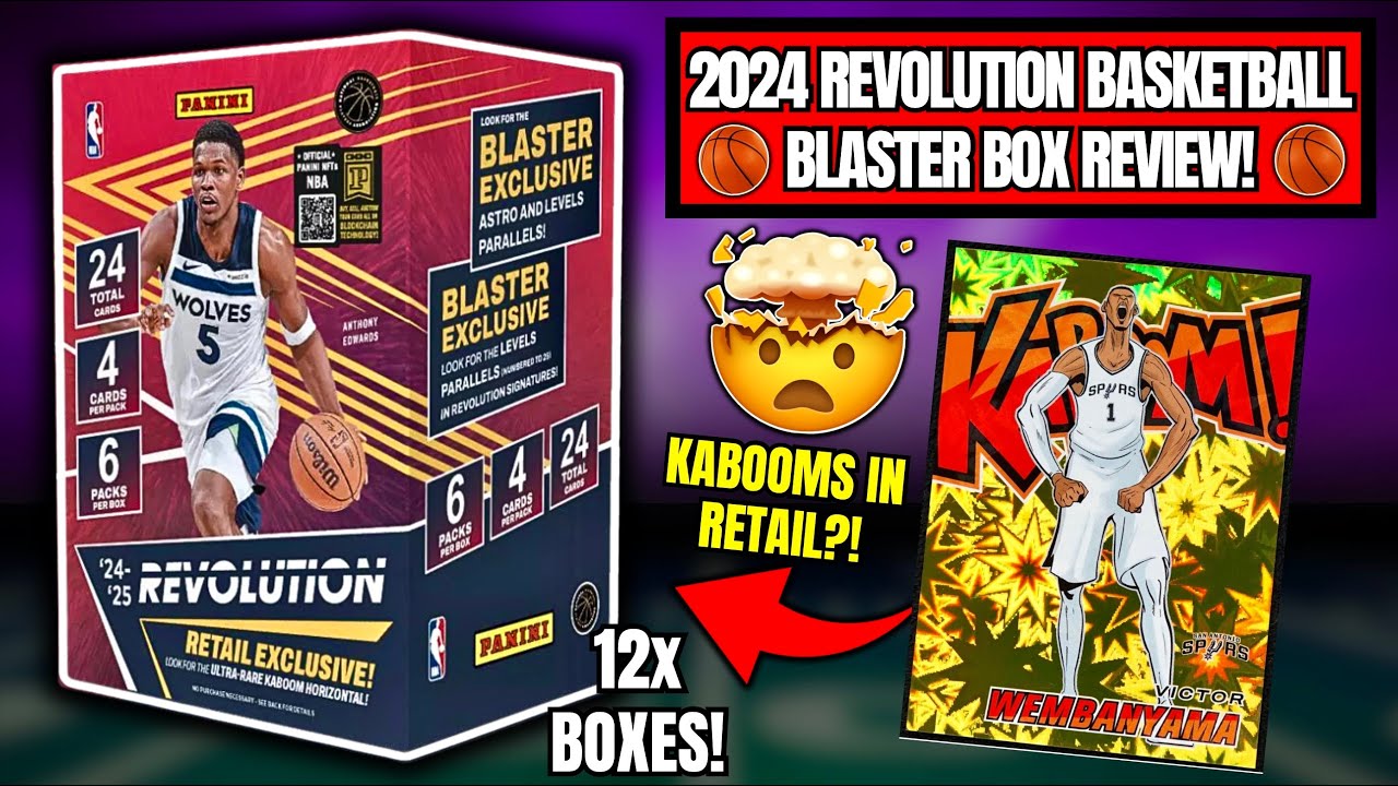 *KABOOMS IN RETAIL?!🤯 2024 REVOLUTION BASKETBALL BLASTER BOX REVIEW!🏀