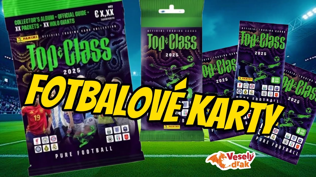 Fotbalové karty Top Class 2025 jsou tady! ⚽️