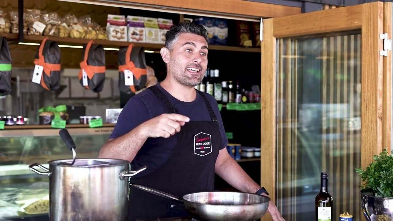 Creste di Gallo pasta &ldquo;tonno e olive&rdquo;