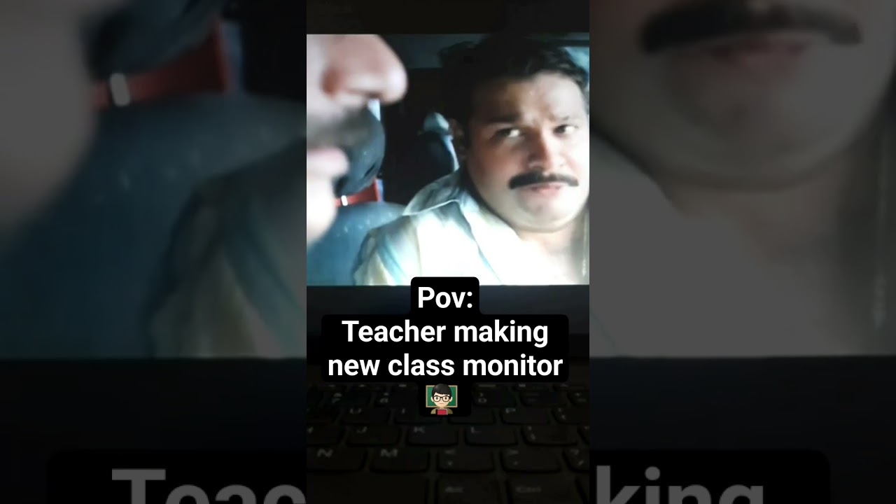 Pov: teacher making new class monitor 👨🏻&zwj;🏫 #students #teacher #school #trendingvideo #funny #shorts