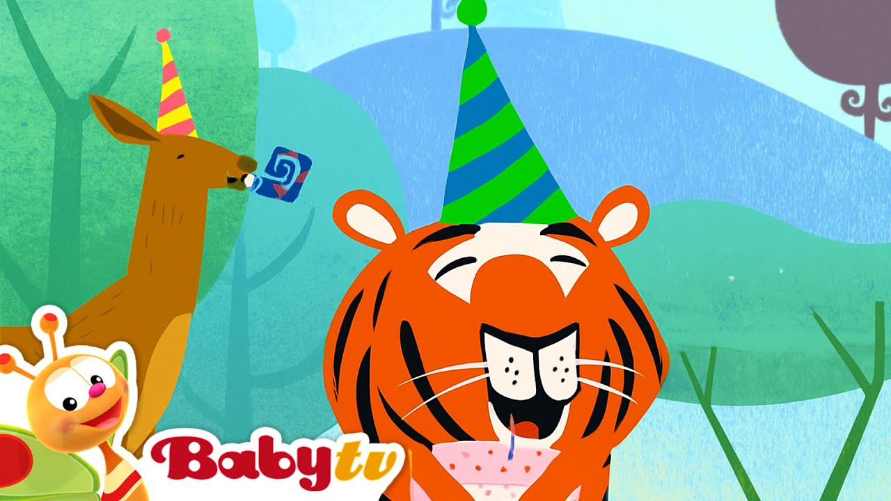 Tiger’s Birthday Cake | Learn to Count with BabyTV 🎂🐯