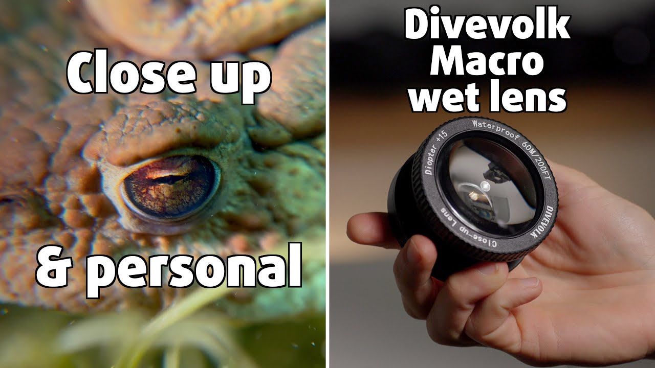 GET CLOSE-UP AND PERSONAL | Divevolk +15 Diopter Macro Wet Lens