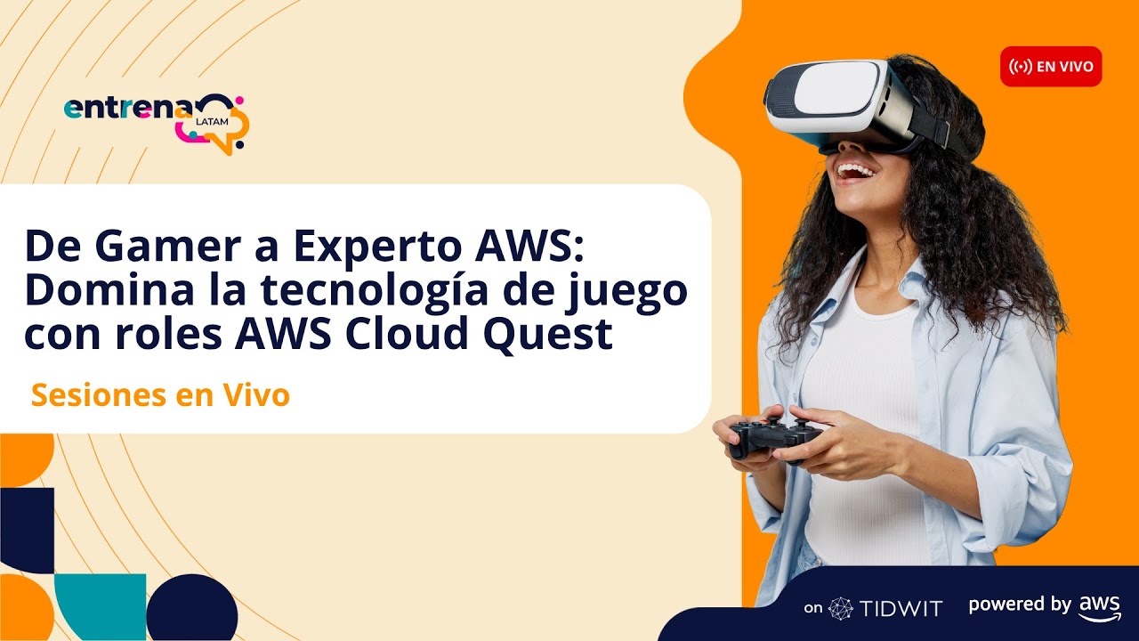 De gamer a experto AWS: Domina la tecnología de juego con roles CloudQuest