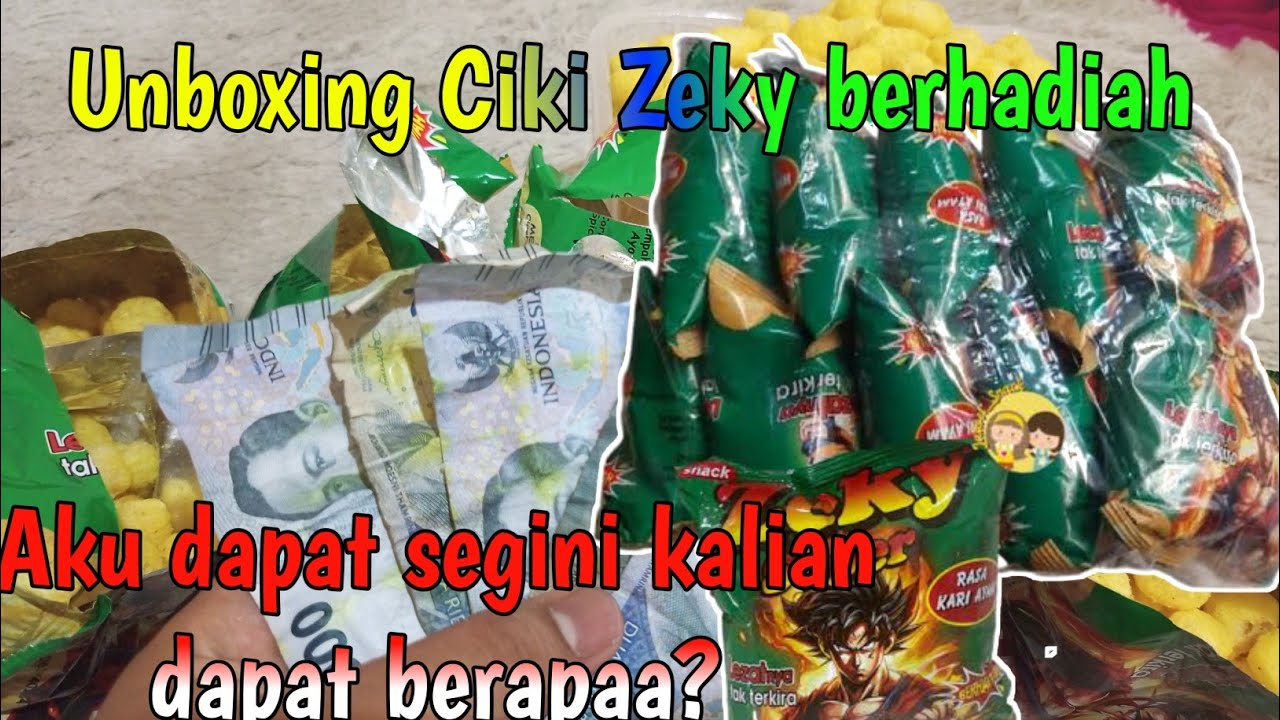 Unboxing Ciki-ciki berhadiah!! Tapi hadiahnya kok segini?!!