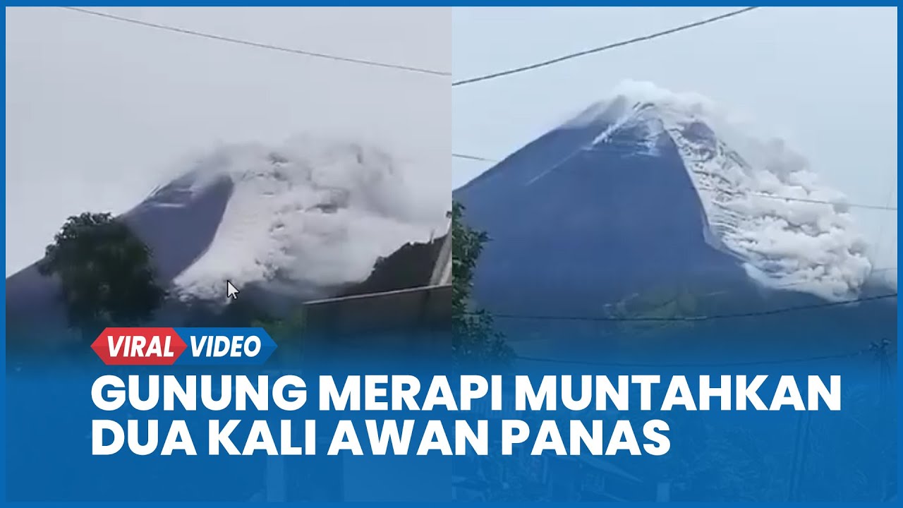 Erupsi Gunung Merapi Luncurkan Awan Panas 2 Km