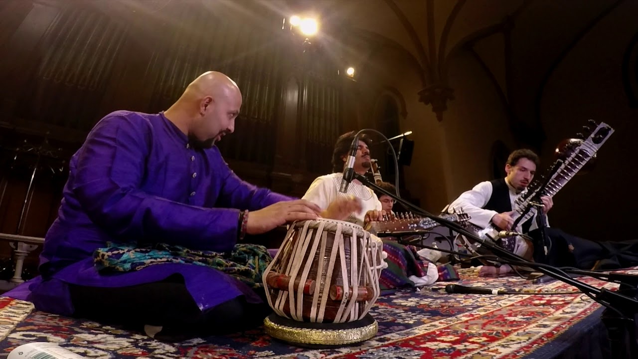 Homayoun Sakhi (rubab) Josh Feinberg (sitar), Anubrata Chatterjee (tabla)