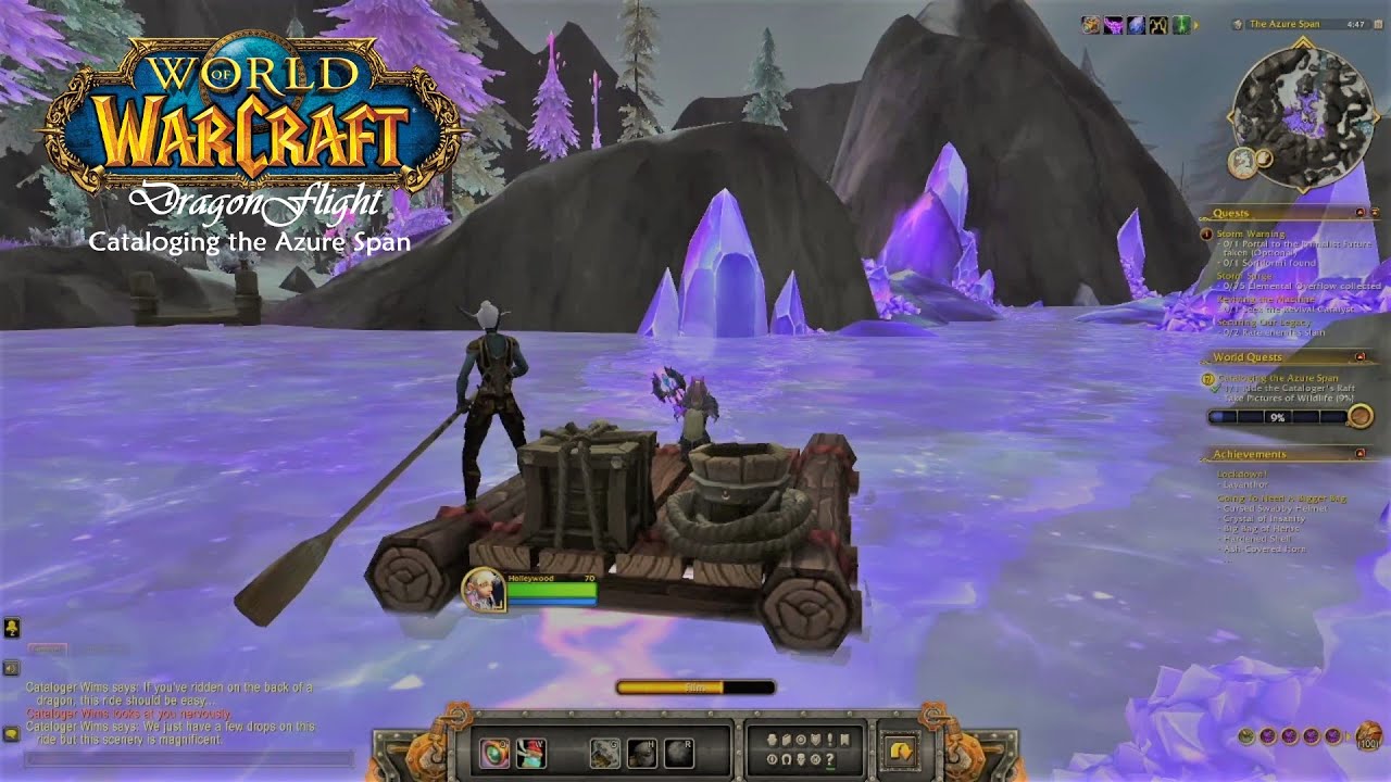 WoW Dragonflight Cataloging the Azure Span