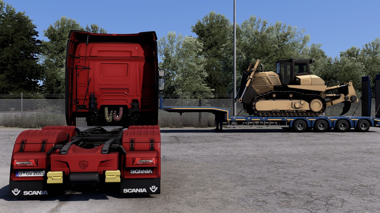 ETS2 | Scania R V8 | Trip from Germany to the Netherlands | ЕТС2 | Из Германии в Нидерланды