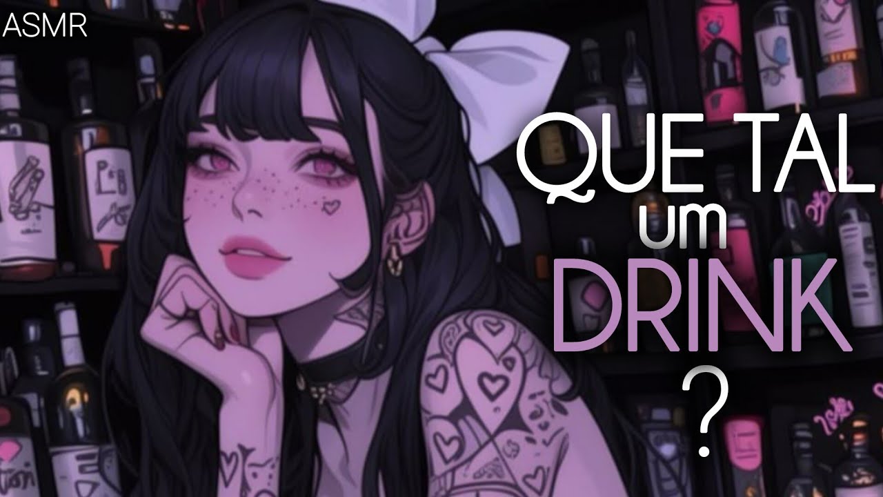 ASMR BARTENDER te PAGA um DRINK