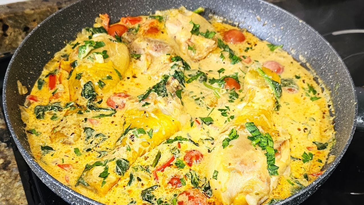 ¡El Pollo a la Toscana Más Sabroso Que Vas a Probar! Receta super Rápida!