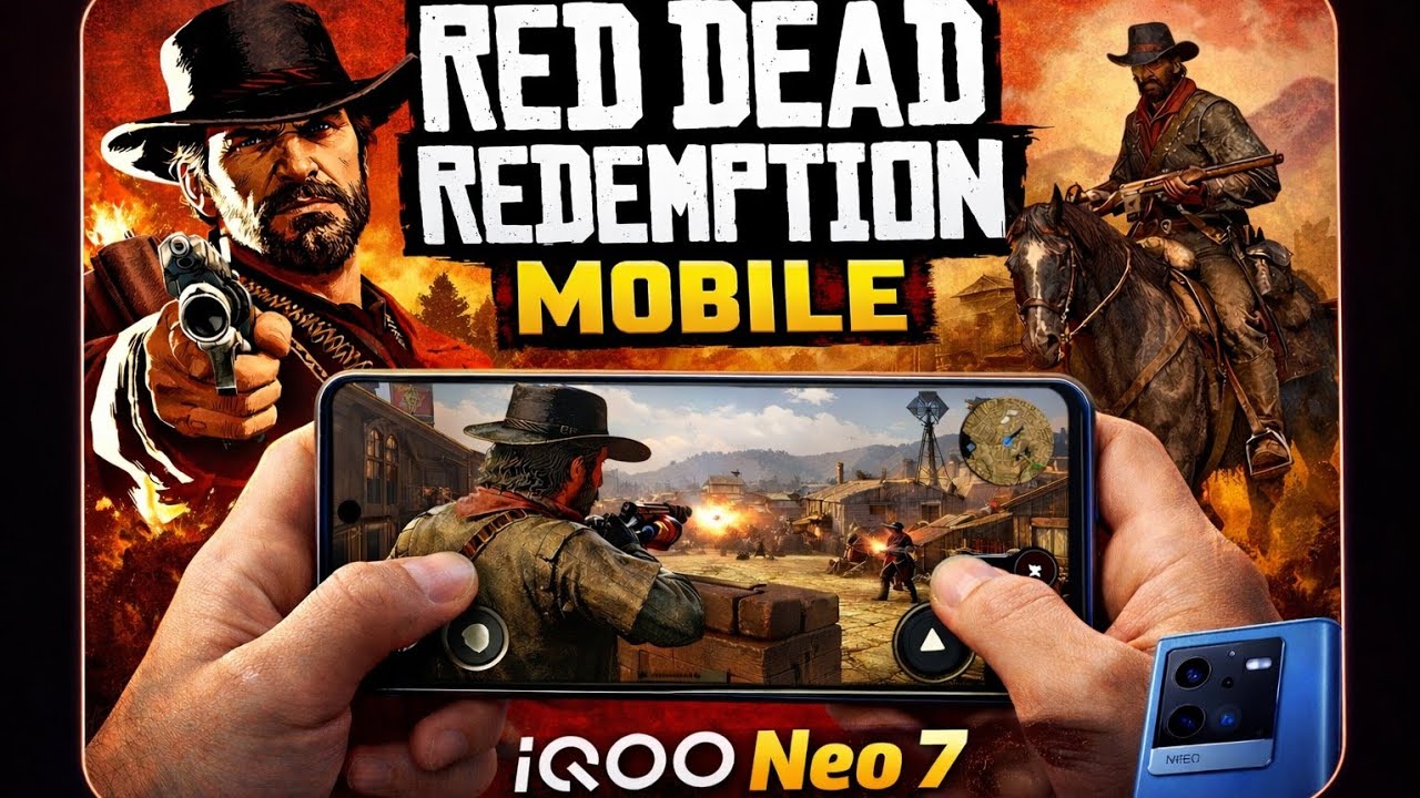Red Dead Redemption on Mobile?! 🤯 iQOO Neo 7 Test | Wild West in Your Pocket  Part-1
