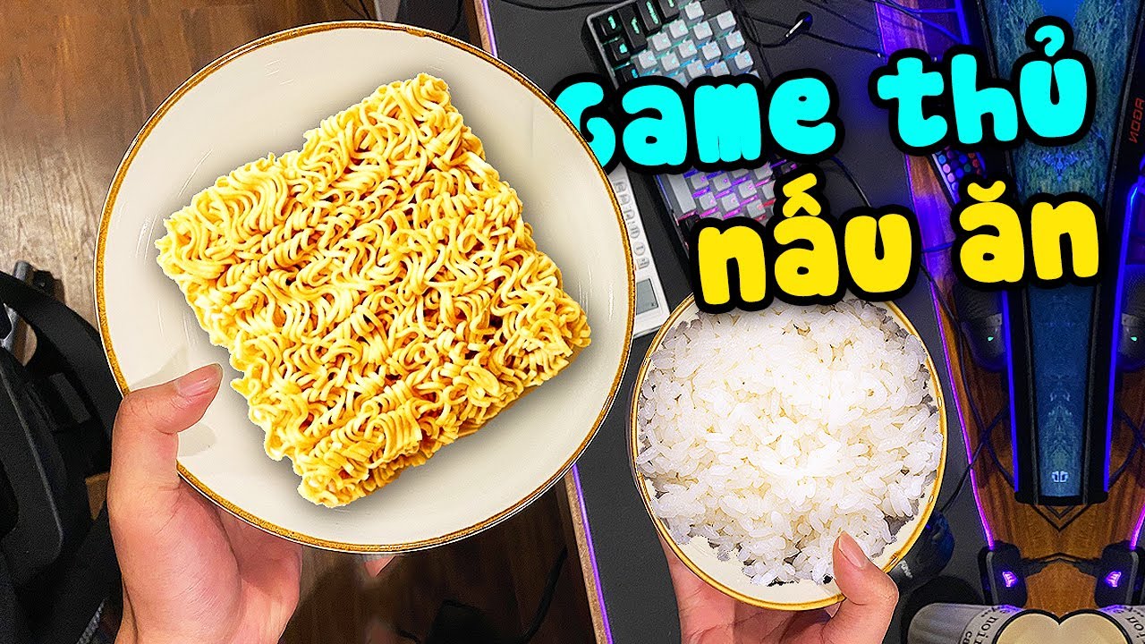 GAME THỦ NẤU ĂN - CHỈ MỘT BÁT CƠM + MỘT BÁT MÌ NẤU ĐƯỢC MÓN GÌ ? Golden Rice Rolls for Gamer !!!