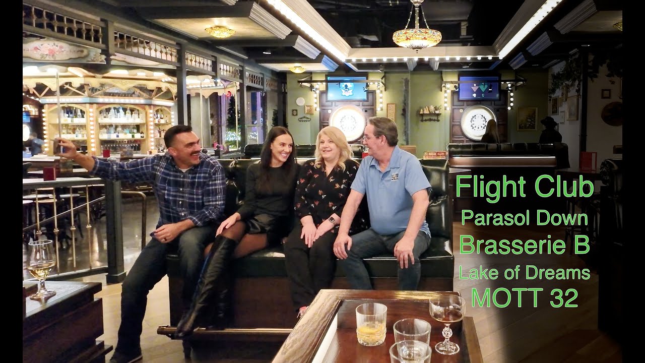 Las Vegas Vlog | Brasserie B | Flight Club | Parasol Down | Lake of Dreams | Mott 32