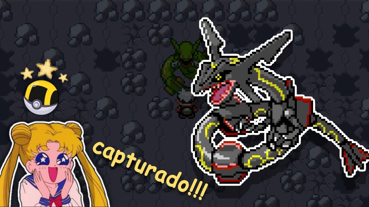 Ter um SHINY RAYQUAZA no Pokémon Emerald é maravilhoso kk