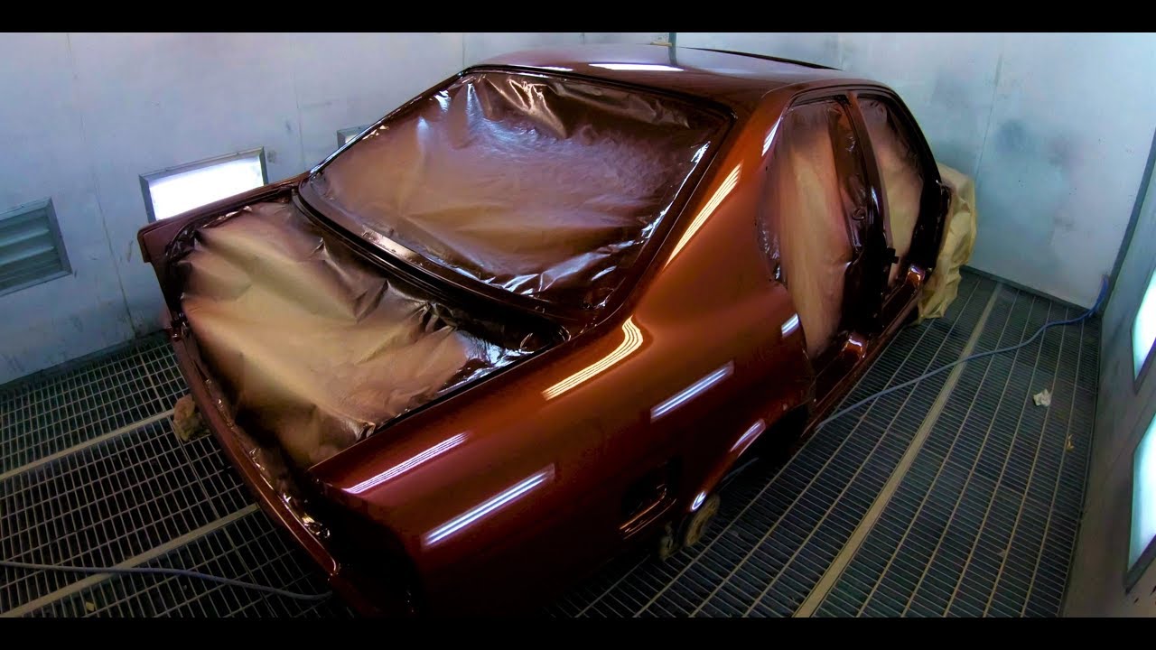 Восстановление BMW E34 Покраска  ( 3 Часть ) !