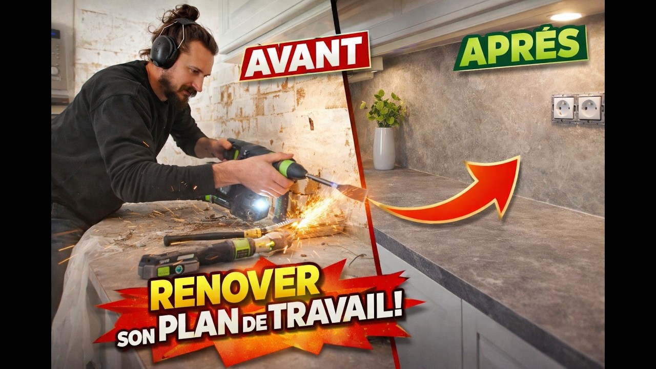 Un relooking Plans de travail et Crédences