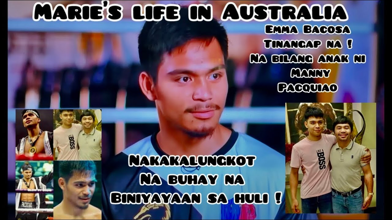 NAAWA AKO SA KWENTO NG BUHAY Emman Bacosa PACQUIAO .Tinanggap na ni Manny na anak nya .