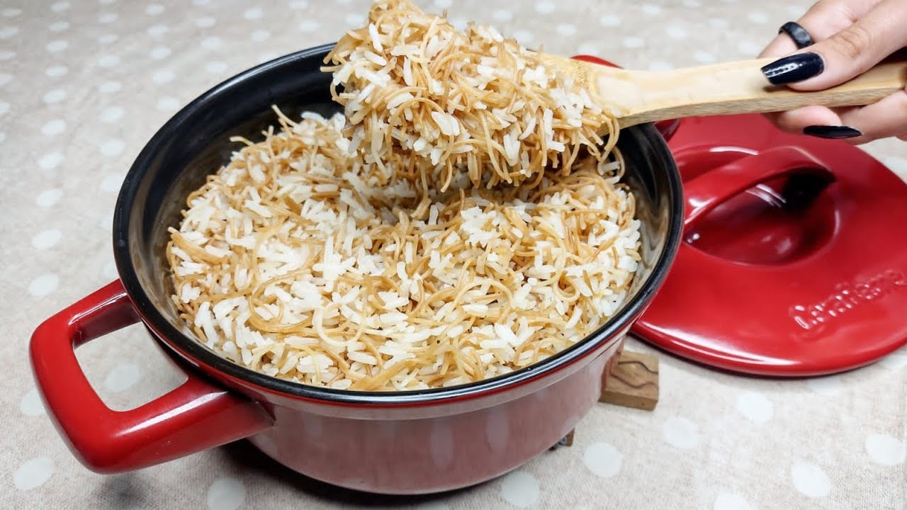 ARROZ ÁRABE COM CABELO DE ANJO/ ALETRIA | FÁCIL E GOSTOSO!