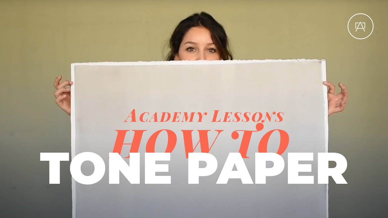 How to tone paper! | DIY | Academy of Fine Art Germany