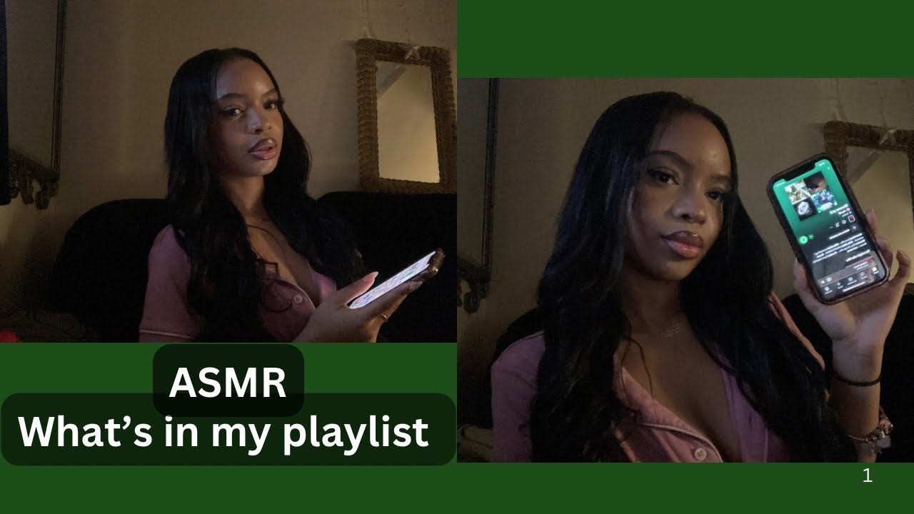 ASMR what’s in my playlist |gum chewing