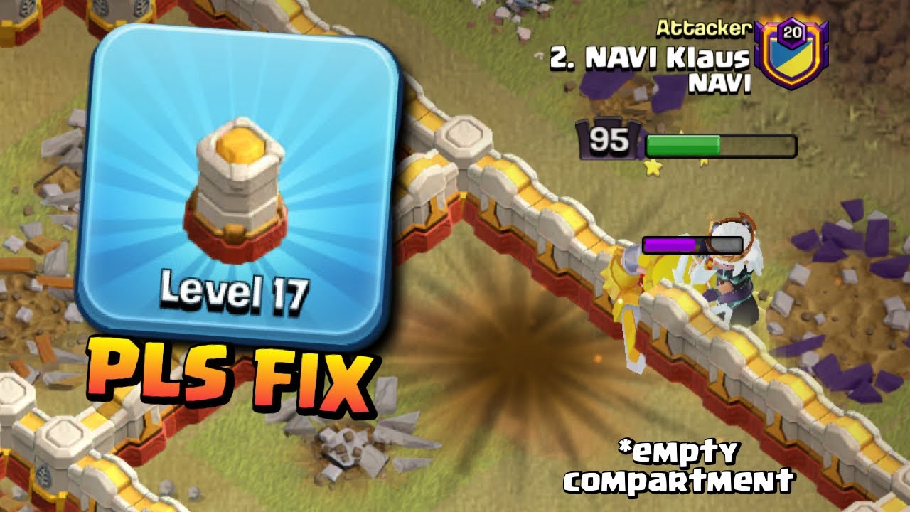 Klaus QUEEN Shoots RANDOM Walls & He Must TRY TO SAVE ATTACK (Clash of Clans)