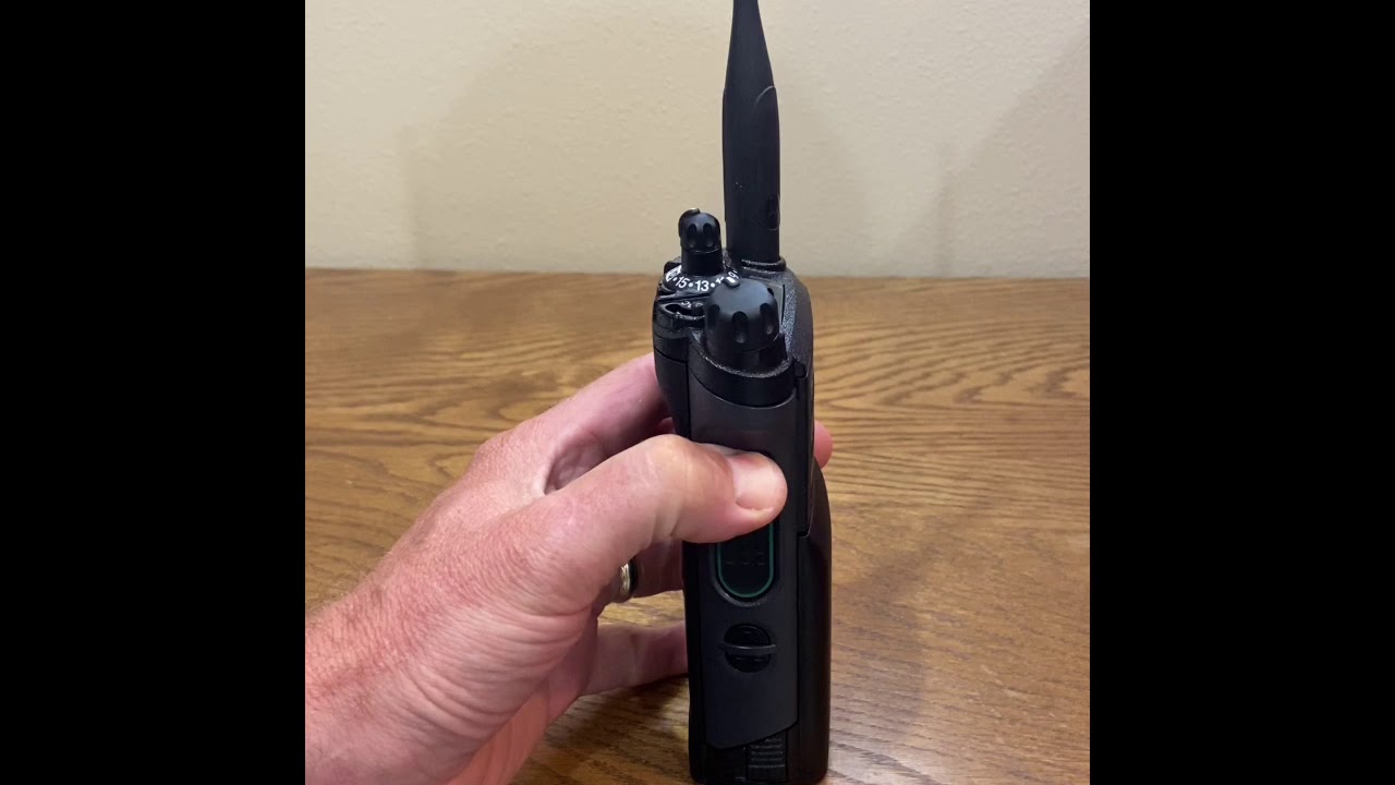 Motorola APX6000 Ergonomics