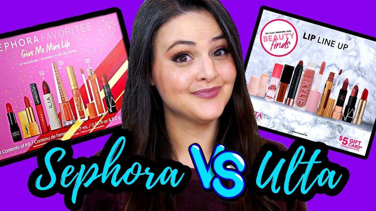 Sephora vs. Ulta - LIP SET SMACKDOWN!