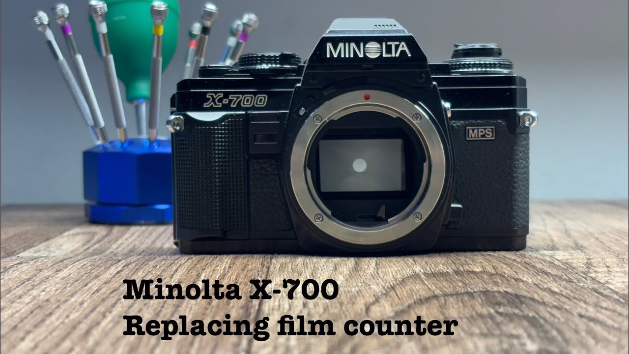 Minolta X-700 - How to replace film counter