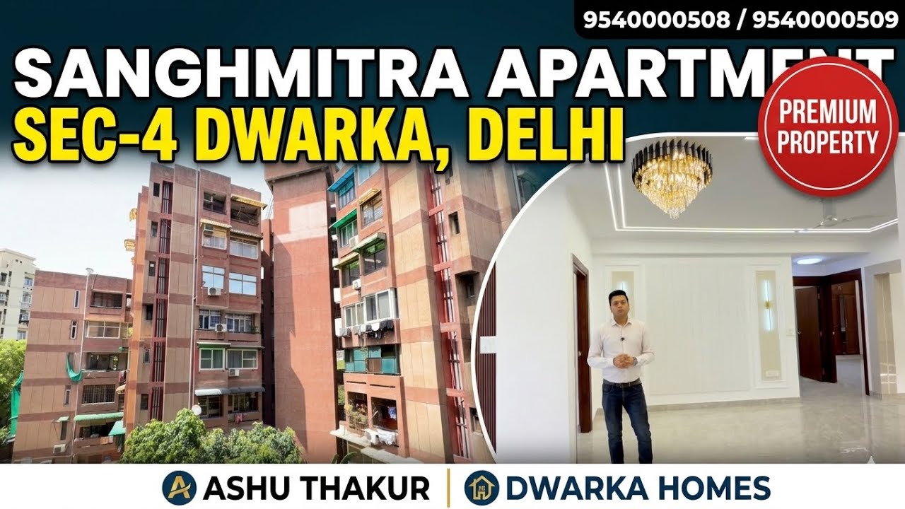 Sanghmitra Apartments Sector 4 Dwarka Delhi Society Flat #dwarkahomes #societyflat