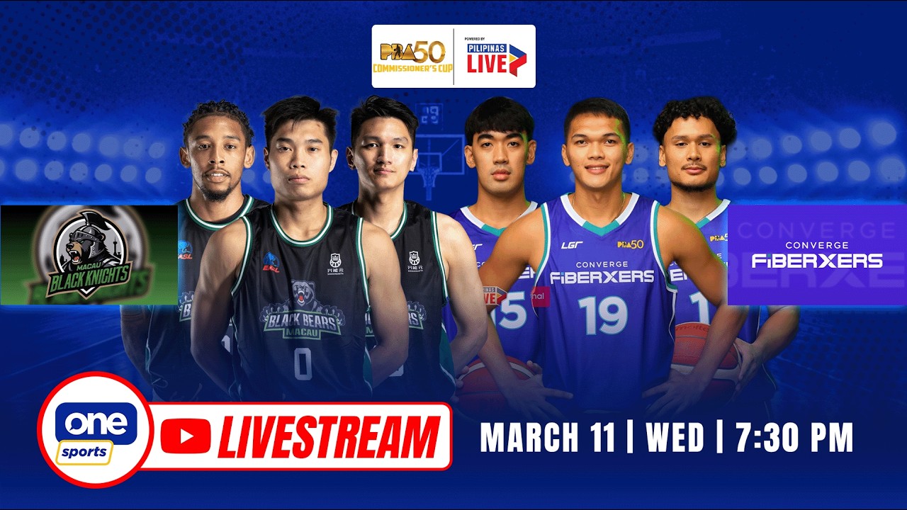 LIVE: MACAU vs CONVERGE | PBA 50 COMMISSIONER’S CUP | MARCH 11, 2026