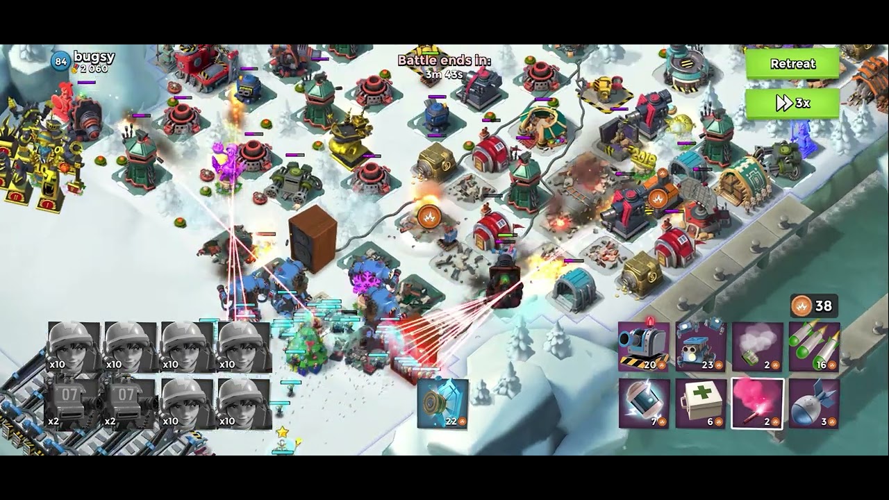 Some map clearing and defending Hammerman 