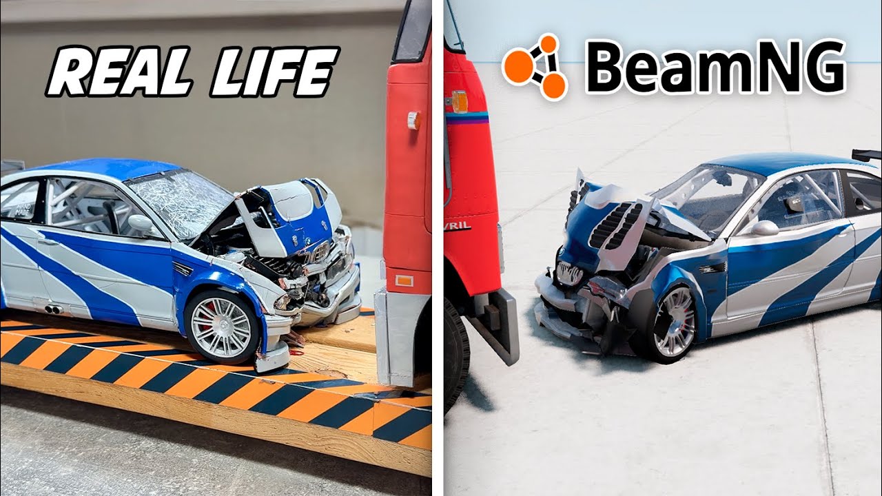 Реальная физика повреждений против Компьютерной симуляции в Beam NG Drive
