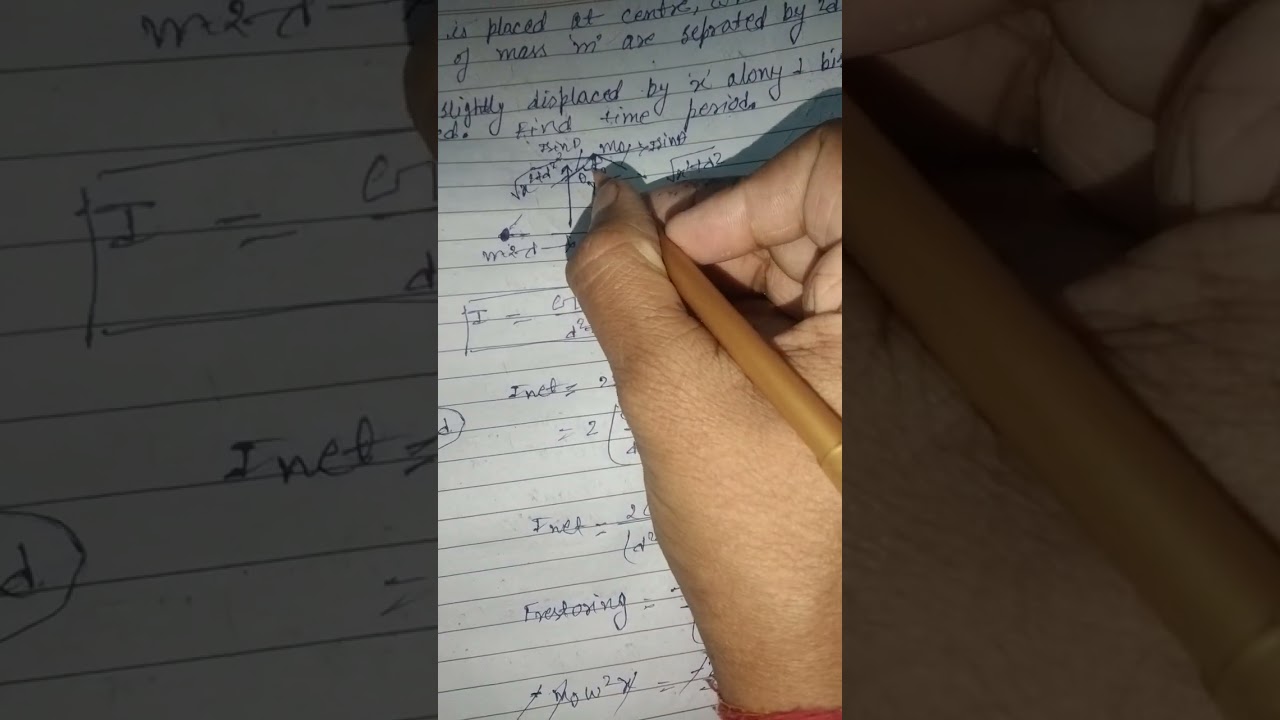 Question mixed of gravitation and Simple harmonic motion @hcverma2928 