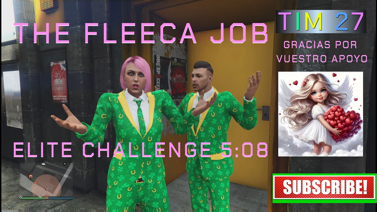 GTA Online The Fleeca Job Elite Chalenge 5m08s